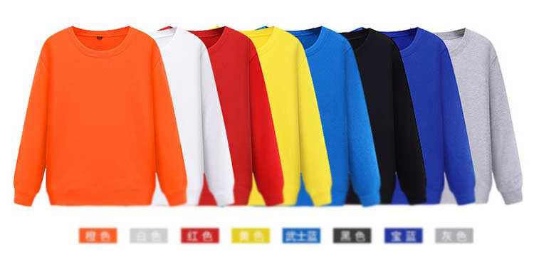 薄款線(xiàn)圈圓領(lǐng)衛(wèi)衣定制全色展示